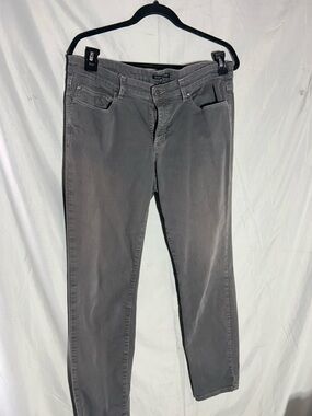 Eileen Fisher Gray Slim Straight Jeans